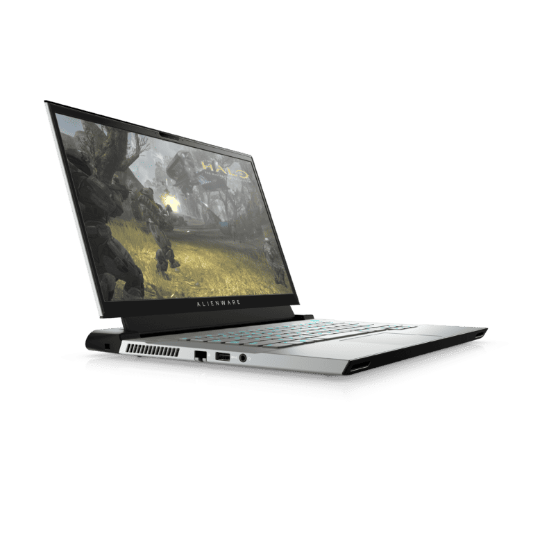 MKAU Gift Guide 2020 150 Alienware m15 R3 in Lunar Light and Halo v1 Left Side https://staging.mkaugaming.com/christmas-gift-guide-2020/