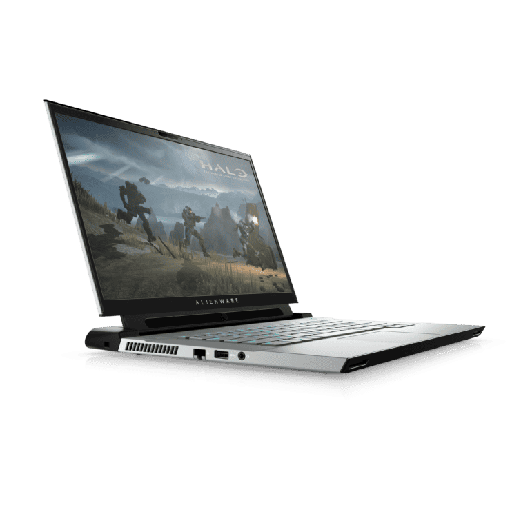 Alienware m15 R3 in Lunar Light and Halo v2 Left Side and Tobii Eye Tracking https://staging.mkaugaming.com/dell-christmas-gift-ideas/