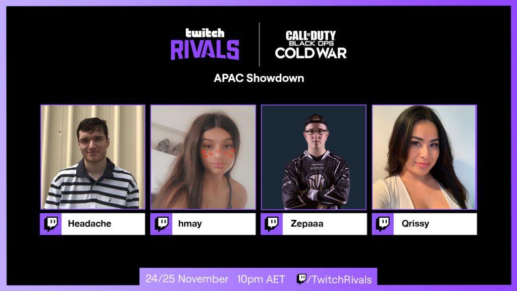 Twitch Rivals APAC Showdown Team 1 https://staging.mkaugaming.com/anz-streamers-to-represent-in-the-latest-twitch-rivals-apac-showdown-feat-call-of-duty-black-ops-cold-war/