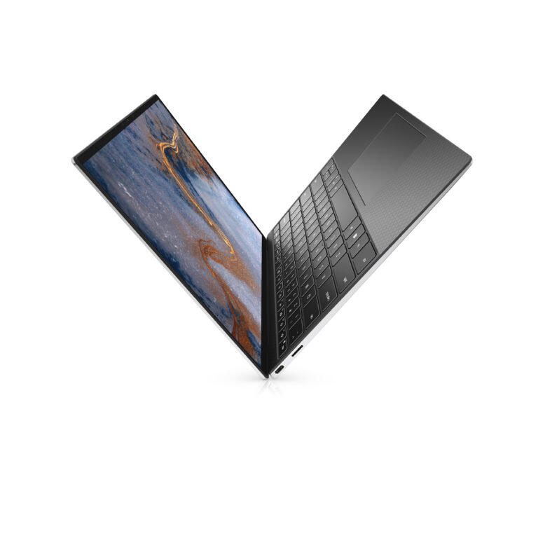 MKAU Gift Guide 2020 64 XPS 13 black open up keyboard and display left view https://staging.mkaugaming.com/christmas-gift-guide-2020/