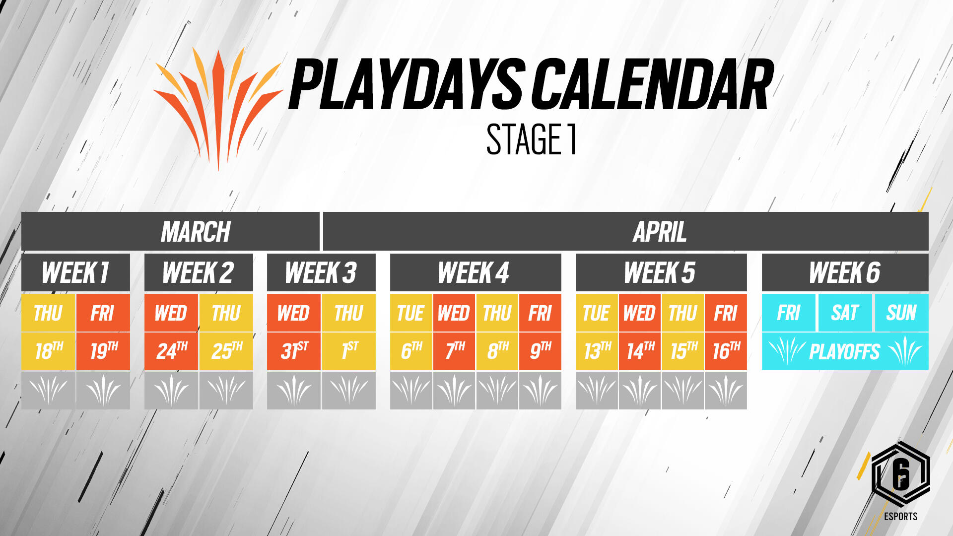Ubisoft Reveals Its Plans For The Six Invitational 2021 And The 2021 Rainbow Six Esports Season In Each Region 11 R6esports S2021 APAC Stage1 Calendar 20210221 940PM CET 251022602e7ec3aa09d7.88333095 https://staging.mkaugaming.com/ubisoft-reveals-its-plans-for-the-six-invitational-2021-and-the-2021-rainbow-six-esports-season-in-each-region/