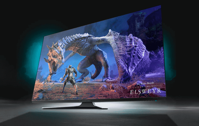Alienware 55 OLED 4K Ultra HD 120Hz Gaming Monitor AW5520QF - Review 2 monitors alienware aw5520qf pdp mod 01 1 https://staging.mkaugaming.com/all-review-list/alienware-55-oled-4k-ultra-hd-120hz-gaming-monitor-aw5520qf-review/