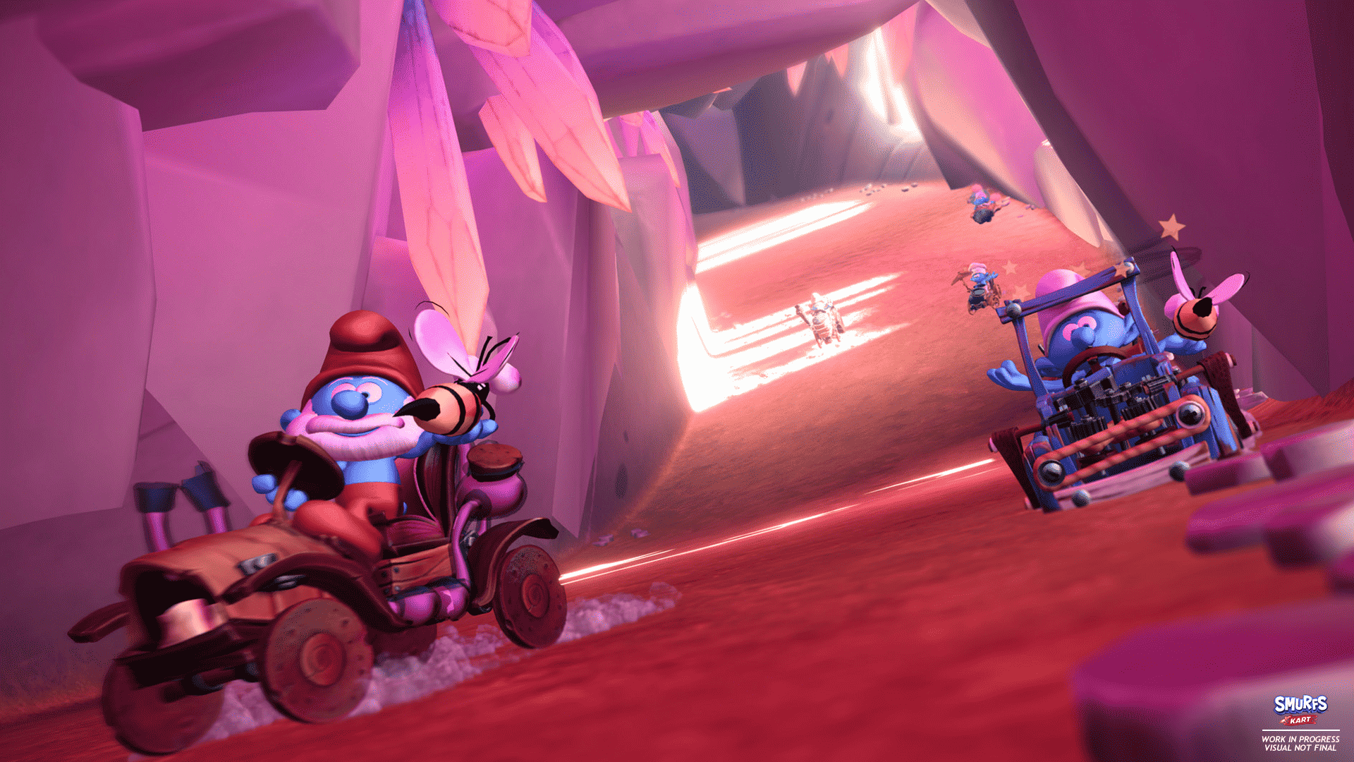 Microids & Imps Get The Show On The Road Again With A New Video Game: Smurfs Kart 4 SmurfsKart EN WIP Screenshot 04 https://staging.mkaugaming.com/microids-imps-get-the-show-on-the-road-again-with-a-new-video-game-smurfs-kart/