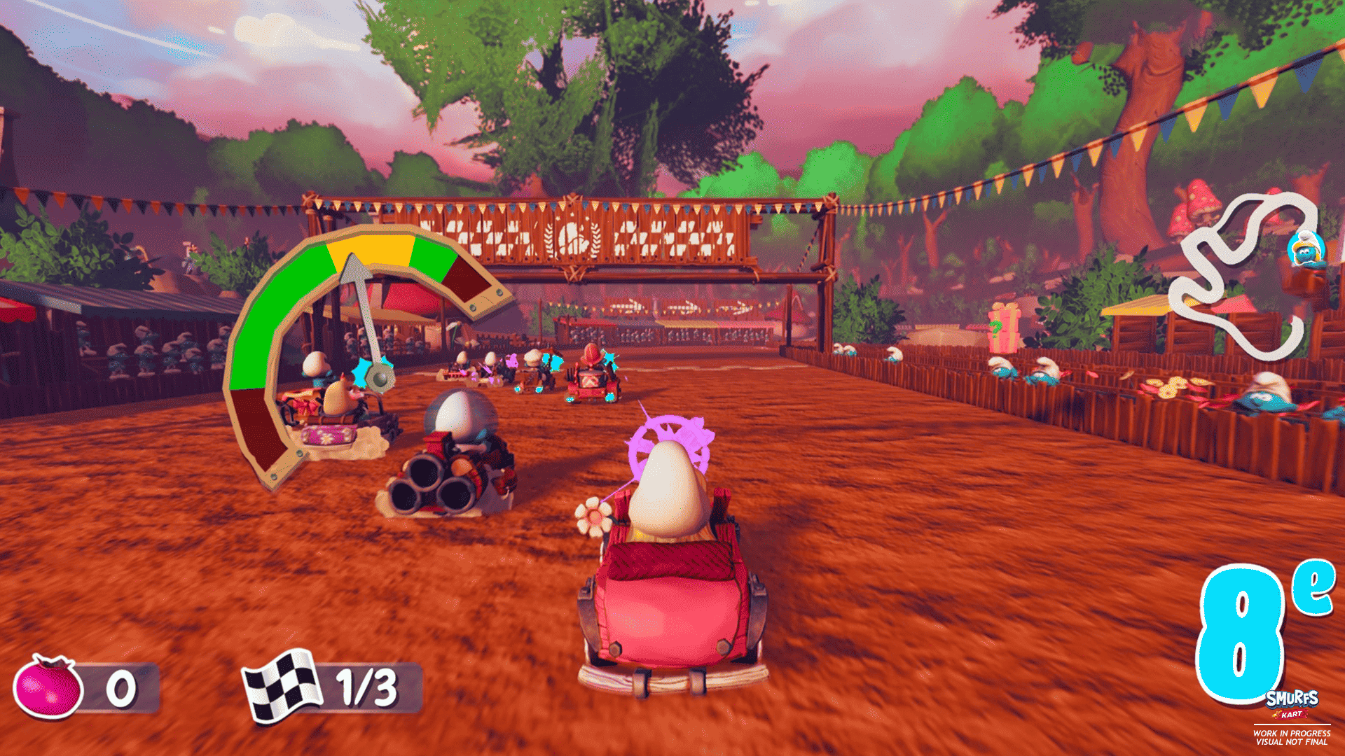 Microids & Imps Get The Show On The Road Again With A New Video Game: Smurfs Kart 9 SmurfsKart EN WIP Screenshot 09 https://staging.mkaugaming.com/microids-imps-get-the-show-on-the-road-again-with-a-new-video-game-smurfs-kart/