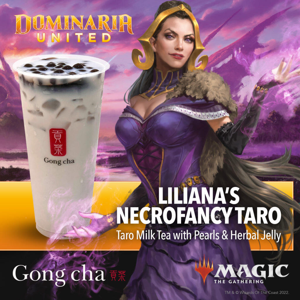 Magic: The Gathering Collabs With Gong Cha For Dominaria United 2 Liliana Hero https://staging.mkaugaming.com/magic-the-gathering-collabs-with-gong-cha-for-dominaria-united/