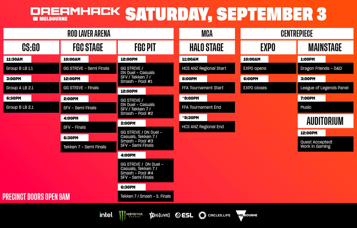 DreamHack Melbourne Announces Full Event Schedule Including Music Festival Nights Featuring DJ Paris Lawrence 3 Saturday Sept 3 https://staging.mkaugaming.com/dreamhack-melbourne-announces-full-event-schedule-including-music-festival-nights-featuring-dj-paris-lawrence/