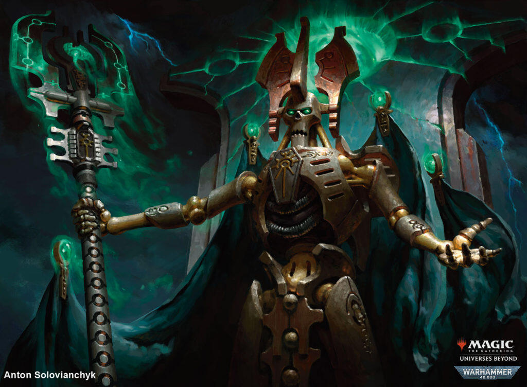 Wizards Presents: D&D Beyond and Magic: The Gathering - Briefing Wrap-Up 2 WH40000 422700 CN Szarekh The Silent King Anton Solovianchyk https://staging.mkaugaming.com/wizards-presents-dd-beyond-and-magic-the-gathering-briefing-wrap-up/