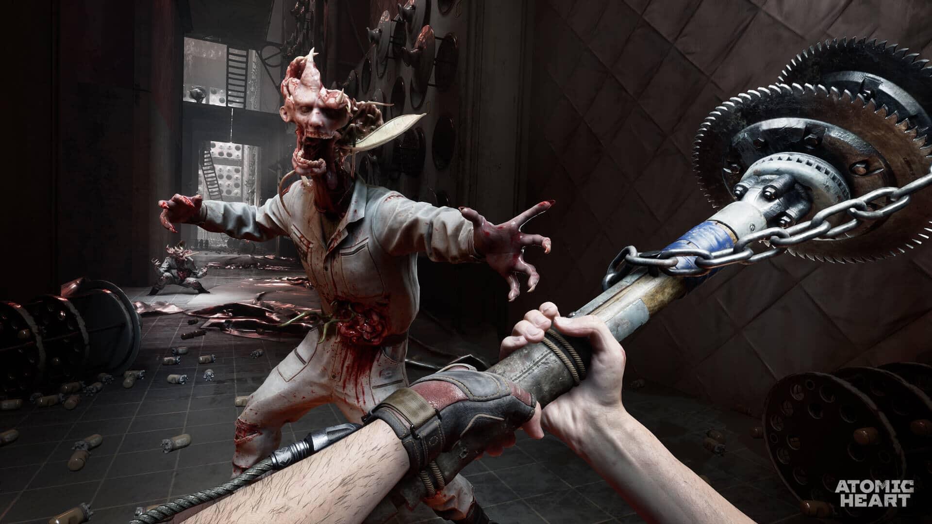 Atomic Heart - New, Supercharged Trailer Revealed At The Game Awards 2022 2 AtomicHeart Screenshot 01 logo https://staging.mkaugaming.com/atomic-heart-new-supercharged-trailer-revealed-at-the-game-awards-2022/