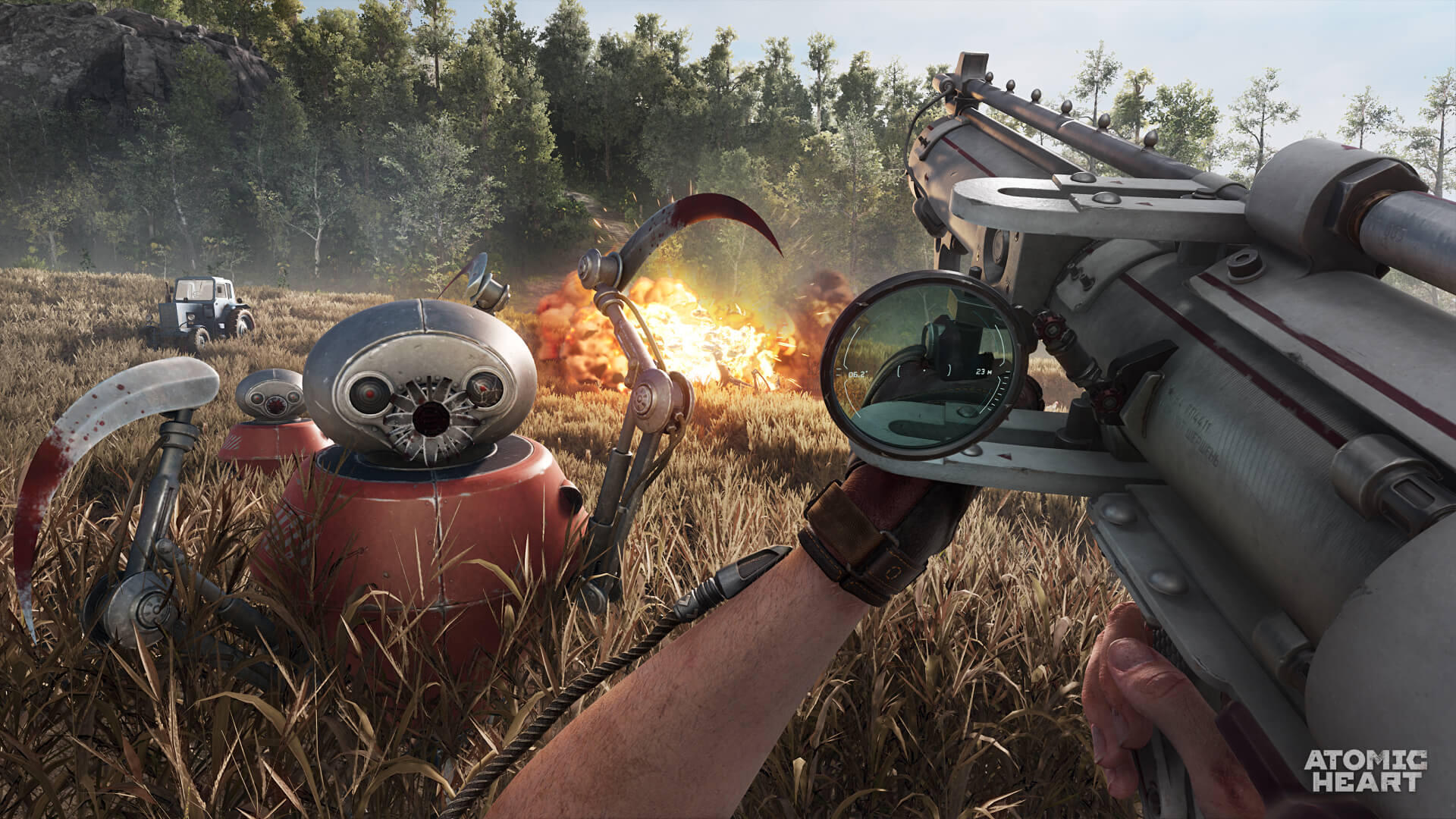 Atomic Heart - New, Supercharged Trailer Revealed At The Game Awards 2022 3 AtomicHeart Screenshot 02 logo https://staging.mkaugaming.com/atomic-heart-new-supercharged-trailer-revealed-at-the-game-awards-2022/
