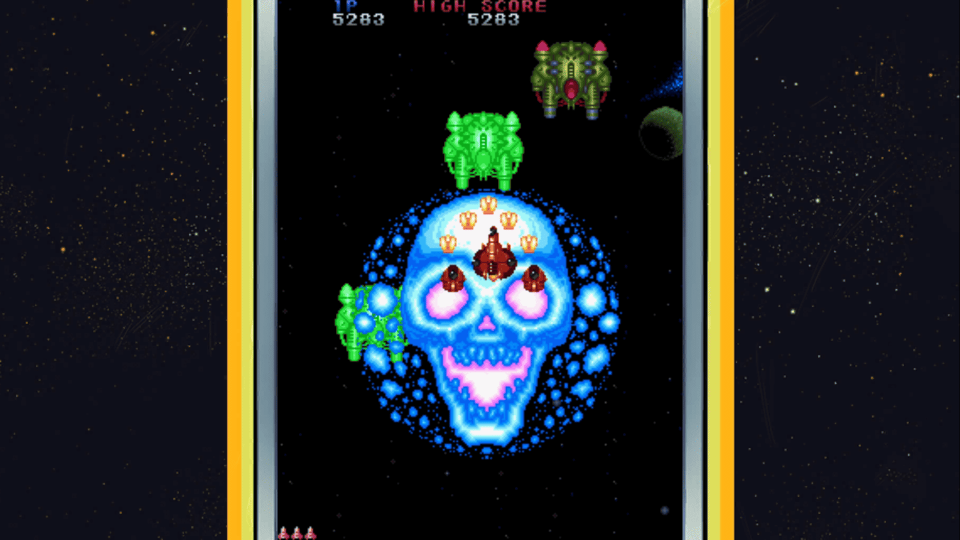 Toaplan Arcade Shoot 'Em Up Collection Vol 1 - Review 7 Truxton screenshot 2 https://staging.mkaugaming.com/all-review-list/toaplan-arcade-shoot-em-up-collection-vol-1-review/