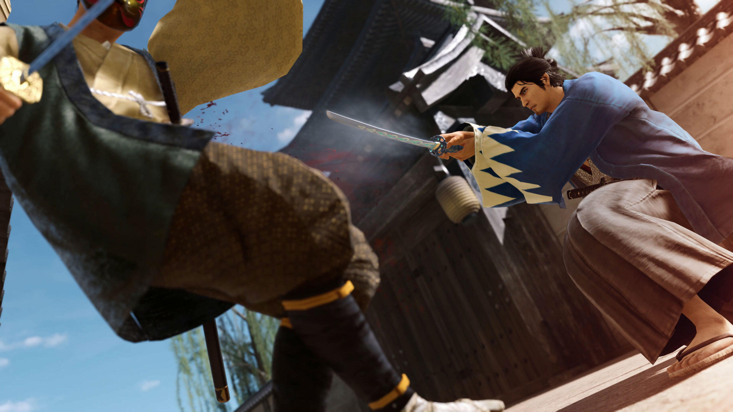 Like a Dragon: Ishin! Combat Demo Launching Today On PlayStation and Xbox 6 Water drop ss 1 scaled https://staging.mkaugaming.com/like-a-dragon-ishin-combat-demo-launching-today-on-playstation-and-xbox/