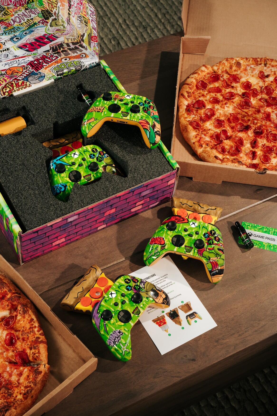 World’s First Pizza-Scented Controller From Xbox & Paramount Pictures’ “Teenage Mutant Ninja Turtles: Mutant Mayhem” 3 2023 07 25 00003 https://staging.mkaugaming.com/worlds-first-pizza-scented-controller-from-xbox-paramount-pictures-teenage-mutant-ninja-turtles-mutant-mayhem/