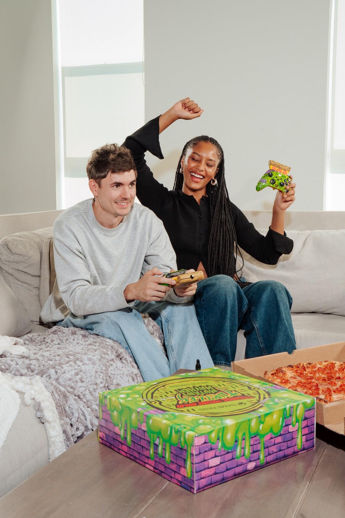 World’s First Pizza-Scented Controller From Xbox & Paramount Pictures’ “Teenage Mutant Ninja Turtles: Mutant Mayhem” 9 2023 07 25 00009 https://staging.mkaugaming.com/worlds-first-pizza-scented-controller-from-xbox-paramount-pictures-teenage-mutant-ninja-turtles-mutant-mayhem/