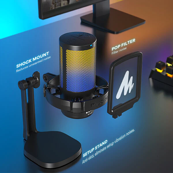 MAONO (DGM20) GamerWave Condenser USB RGB Microphone - Review 2 https://staging.mkaugaming.com/all-review-list/maono-dgm20-gamerwave-condenser-usb-rgb-microphone-review/