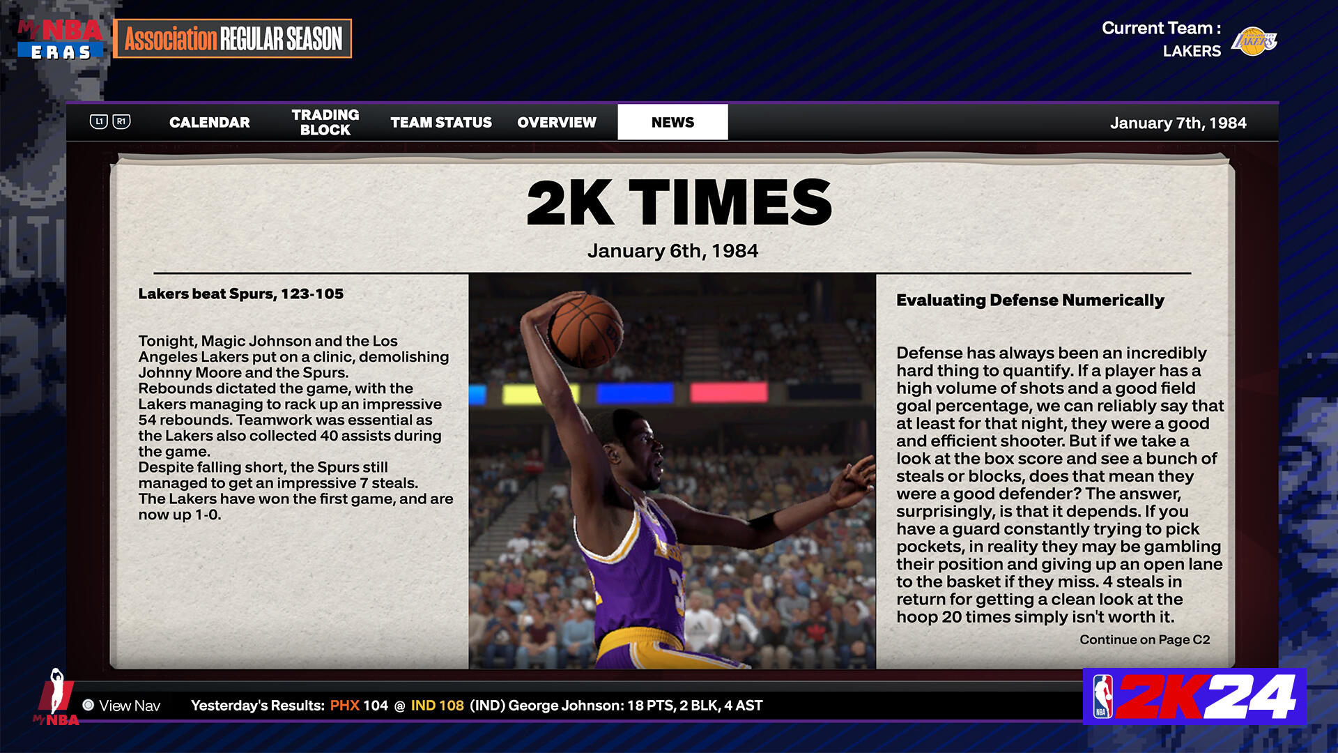 NBA 2K24 Introduces New Updates To MyNBA & The W For PlayStation 5 & Xbox Series X|S Consoles 7 NBA 2K24 MyNBA Newspaper https://staging.mkaugaming.com/nba-2k24-introduces-new-updates-to-mynba-the-w-for-playstation-5-xbox-series-xs-consoles/