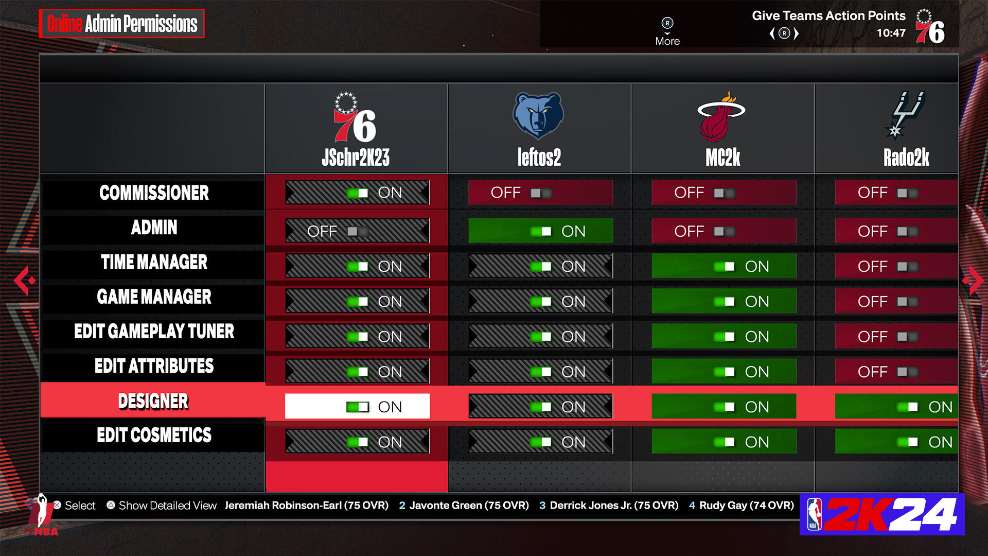 NBA 2K24 Introduces New Updates To MyNBA & The W For PlayStation 5 & Xbox Series X|S Consoles 8 NBA 2K24 MyNBA Online Permissions https://staging.mkaugaming.com/nba-2k24-introduces-new-updates-to-mynba-the-w-for-playstation-5-xbox-series-xs-consoles/