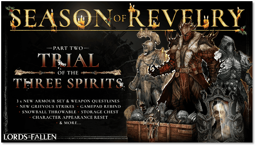 Lords Of The Fallen - Season Of Revelry Brings New Quests, Armour, Weapons & Snowball Fights 2 geagag https://staging.mkaugaming.com/lords-of-the-fallen-season-of-revelry-brings-new-quests-armour-weapons-snowball-fights/