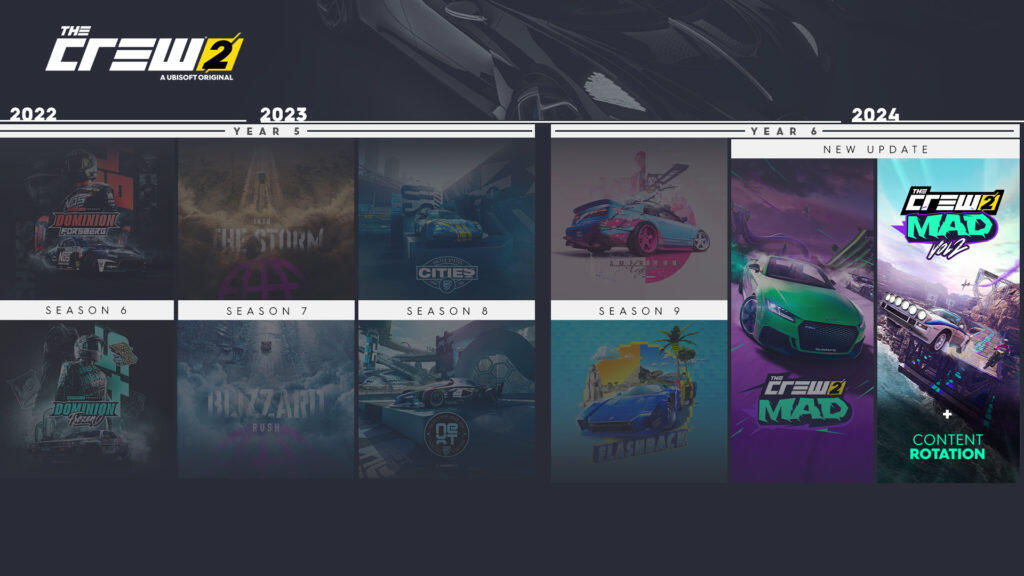 The Crew 2 Mad Volume 2 Available Tomorrow Via FREE Update 2 TC2 INFOGRAPHY MOTORFLIX ROADMAP logo 1920x1080 PostLaunch 010524 6PM CET https://staging.mkaugaming.com/the-crew-2-mad-volume-2-available-tomorrow-via-free-update/