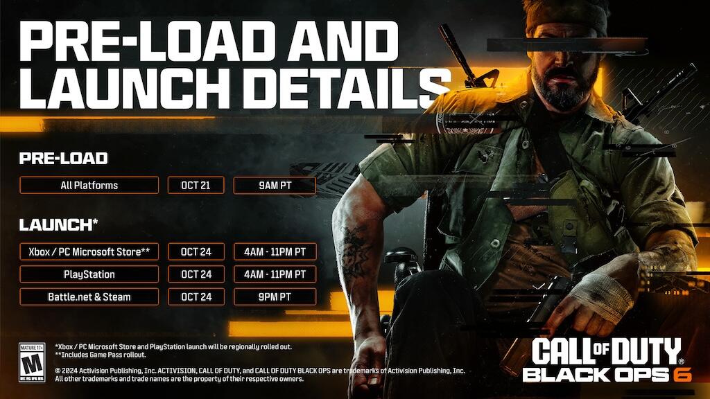 The Road To Call of Duty: Black Ops 6 Launch: Preload, New UI and Zombies Prep 1 BO6 Pre load and launch details https://staging.mkaugaming.com/the-road-to-call-of-duty-black-ops-6-launch-preload-new-ui-and-zombies-prep/