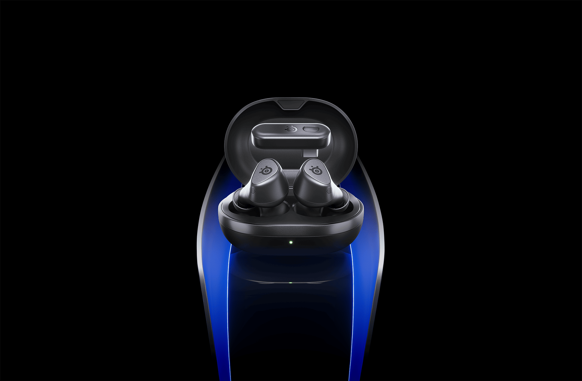 SteelSeries Arctis GameBuds For PlayStation (Hardware) - Review 4 arctis gamebuds black hero on top ps5 1 https://staging.mkaugaming.com/all-review-list/steelseries-arctis-gamebuds-for-playstation-hardware-review/