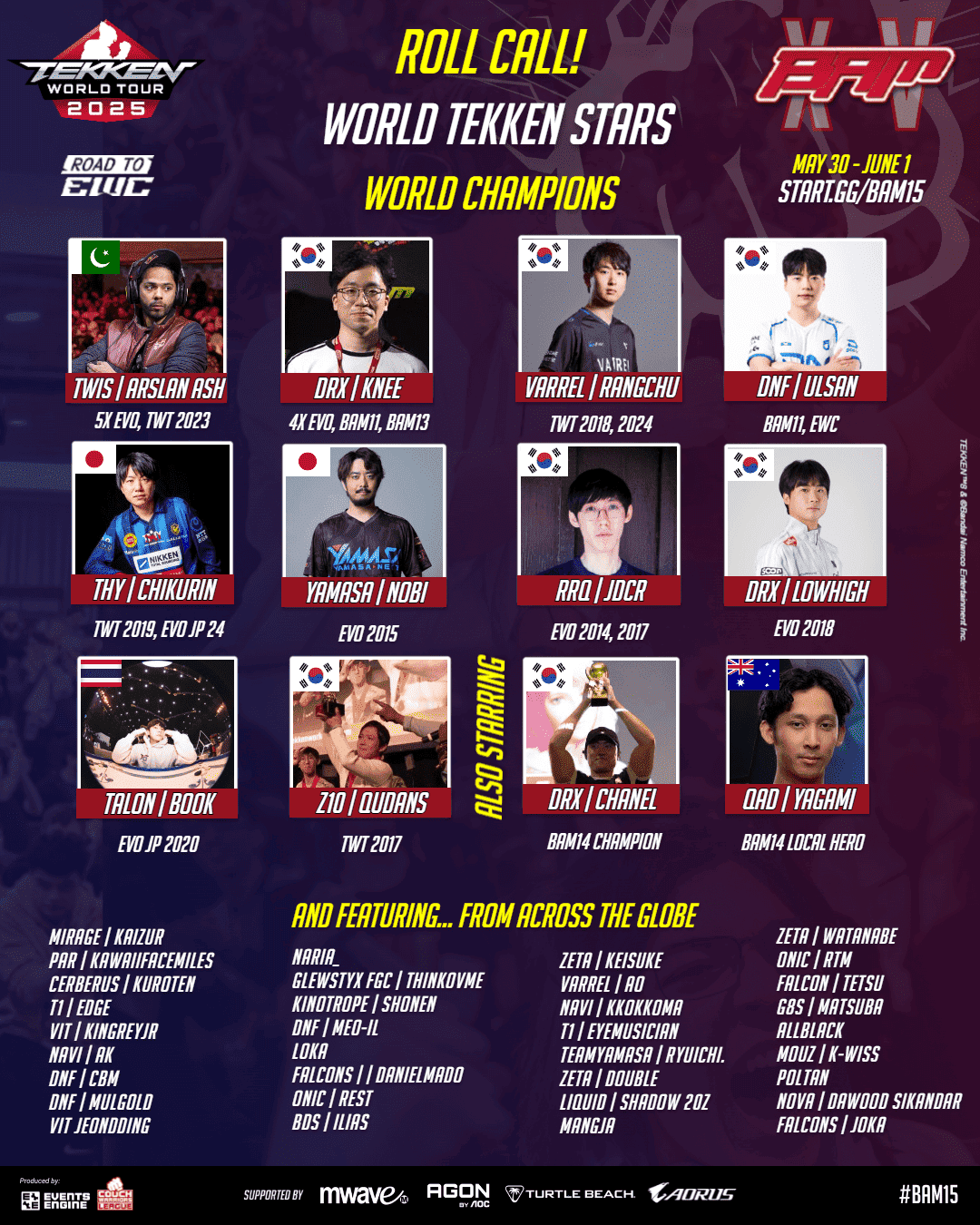 BAM, Australia's Global Fighting Game Major, Reaches 15th Anniversary This Weekend 1 BAM TEKKEN STARS https://staging.mkaugaming.com/bam-australias-global-fighting-game-major-reaches-15th-anniversary-this-weekend/