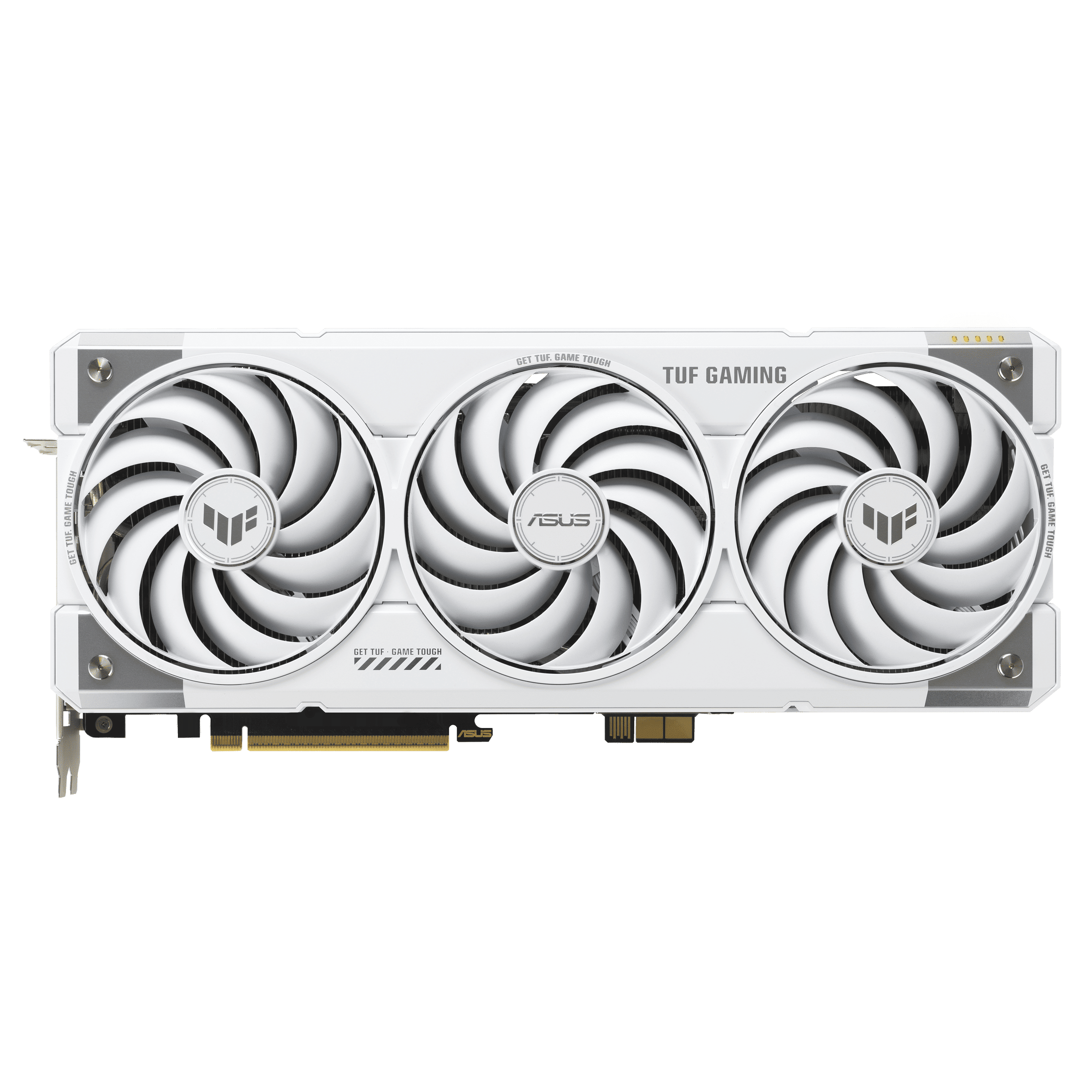 ASUS Unveils White GeForce RTX 50 Series Graphics Cards 3 TUF Gaming GeForce RTX 5070 Ti White BTF 2 https://staging.mkaugaming.com/asus-unveils-white-geforce-rtx-50-series-graphics-cards/
