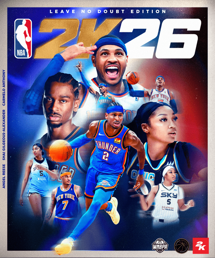 NBA 2K26 Unveils 2025 MVP and Finals MVP Shai Gilgeous-Alexander, WNBA All-Star Angel Reese, and Hall of Famer Carmelo Anthony as Cover Athletes 1 2025 06 05 00016 https://staging.mkaugaming.com/nba-2k26-unveils-2025-mvp-and-finals-mvp-shai-gilgeous-alexander-wnba-all-star-angel-reese-and-hall-of-famer-carmelo-anthony-as-cover-athletes/