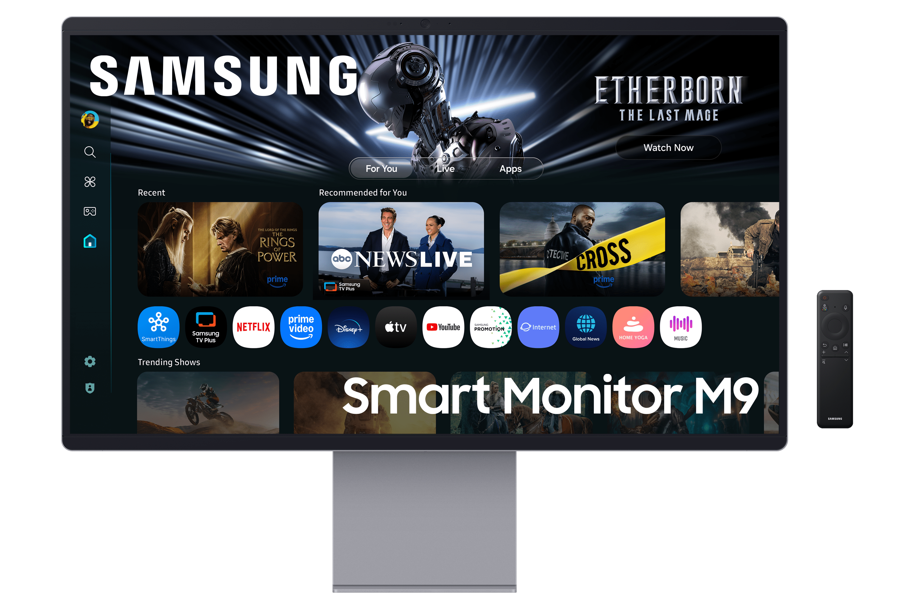 Samsung 2025 Gaming Monitor Line Up - Hands On Event 1 Samsung Smart Monitor M90SF Front Silver https://staging.mkaugaming.com/samsung-2025-gaming-monitor-line-up-hands-on-event/