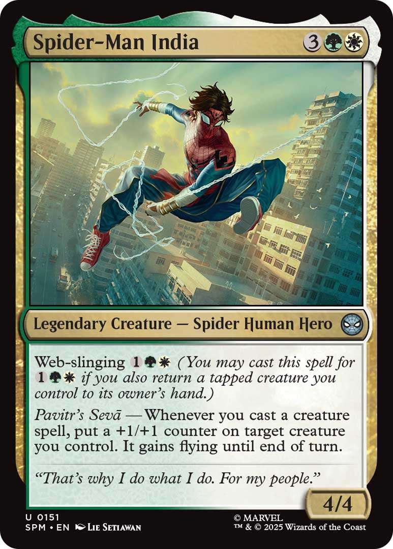 Magic: The Gathering - Marvel’s Spider-Man Debuts at PAX West 9 Spider Man India EN HRR https://staging.mkaugaming.com/magic-the-gathering-marvels-spider-man-debuts-at-pax-west/