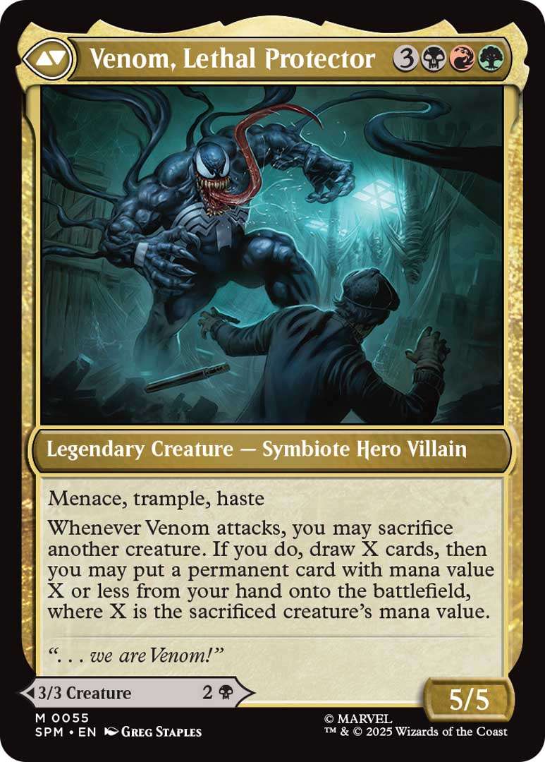 Magic: The Gathering - Marvel’s Spider-Man Debuts at PAX West 11 Venom Lethal Protector EN HRR https://staging.mkaugaming.com/magic-the-gathering-marvels-spider-man-debuts-at-pax-west/