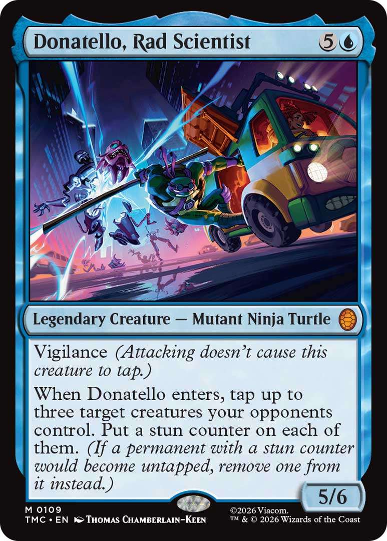 Magic: The Gathering Teenage Mutant Ninja Turtles Unveiled at New York Comic Con 3 Donatello Rad Scientist EN HRR https://staging.mkaugaming.com/magic-the-gathering-teenage-mutant-ninja-turtles-unveiled-at-new-york-comic-con/