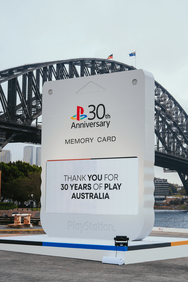 2025 11 15 00002 https://staging.mkaugaming.com/celebrating-30-years-of-playstation-in-australia-big-playstation-memory-card-sydney-reveal/