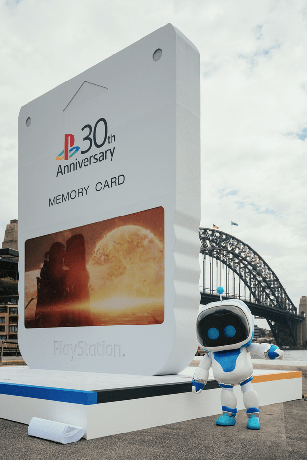 2025 11 15 00003 https://staging.mkaugaming.com/celebrating-30-years-of-playstation-in-australia-big-playstation-memory-card-sydney-reveal/