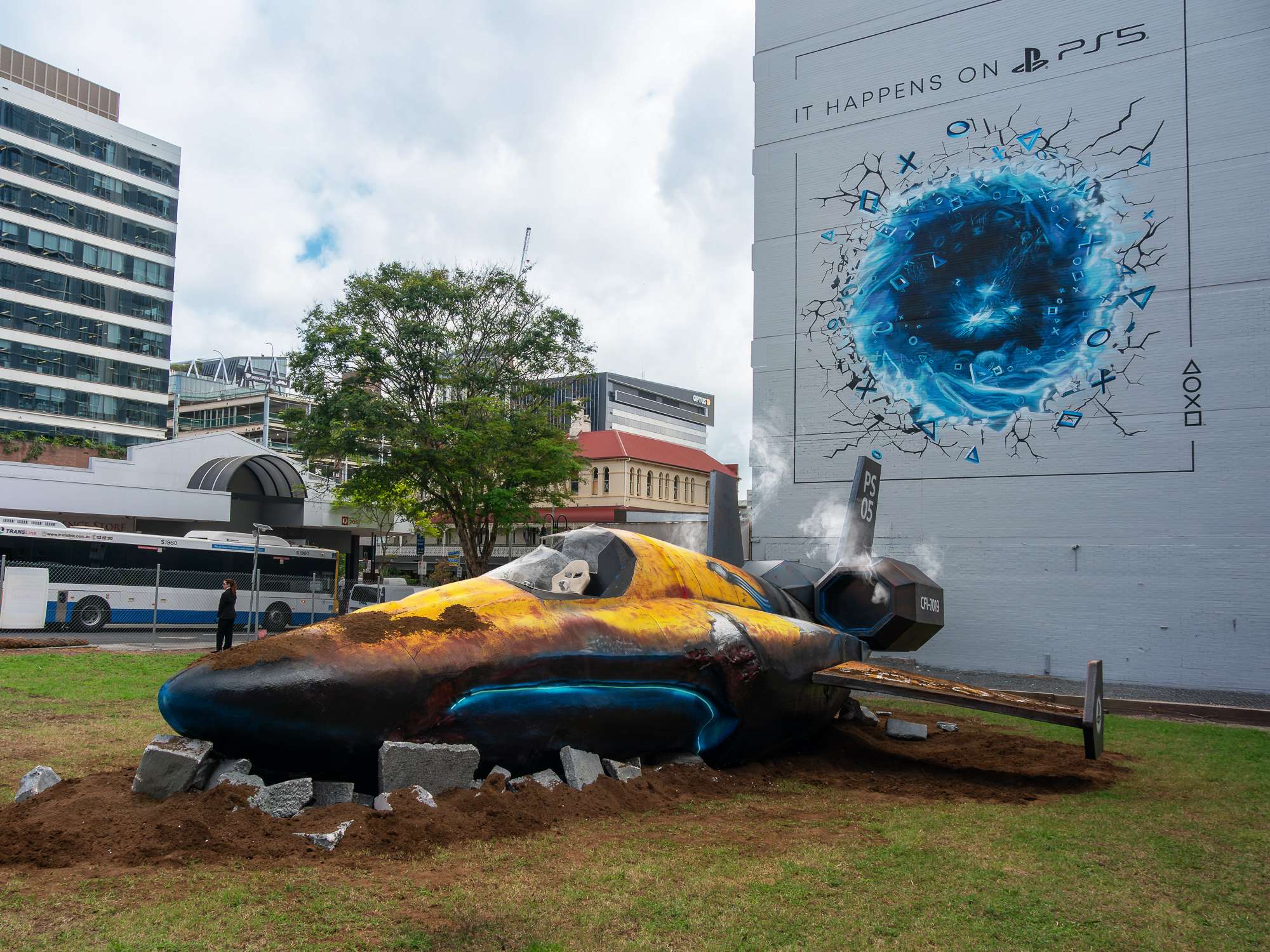 UFO Crash Lands In Fortitude Valley, Brisbane For PlayStation's “It Happens On PS5” Campaign 1 PS5 Fortitude Valley Final 8 RT V1 https://staging.mkaugaming.com/ufo-crash-lands-in-fortitude-valley-brisbane-for-playstations-it-happens-on-ps5-campaign/