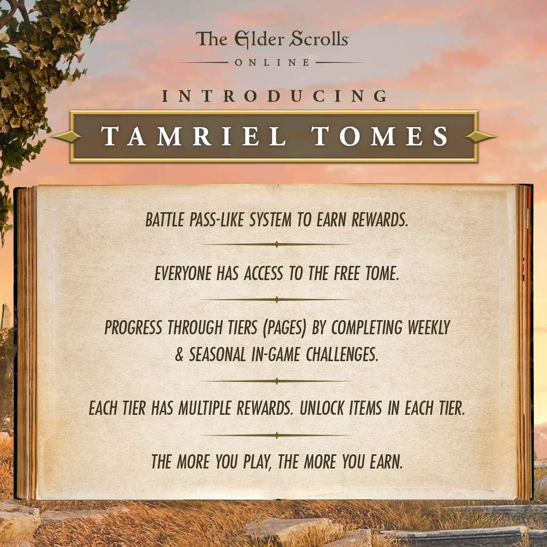 The Elder Scrolls Online: 2026 Seasonal Structure - Preview 2 ESO Tamriel Tomes Infographic https://staging.mkaugaming.com/all-review-list/the-elder-scrolls-online-2026-seasonal-structure-preview/