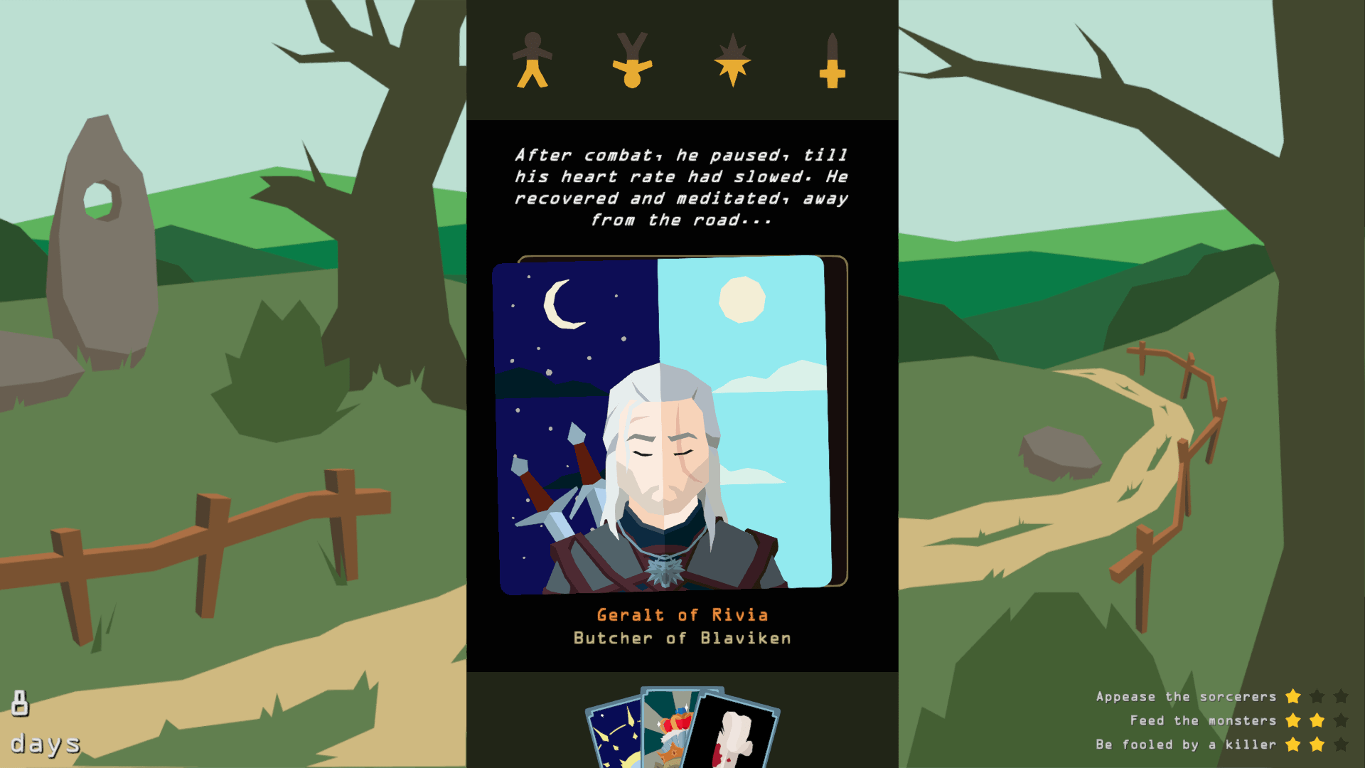 Reigns: The Witcher (Steam) - Preview 2 RTW Screenshot 03 https://staging.mkaugaming.com/all-review-list/reigns-the-witcher-steam-preview/