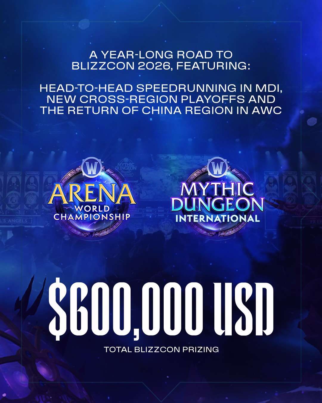 Esports Take Center Stage at BlizzCon 2026 - WoW AWC and MDI, Overwatch World Cup, Hearthstone Masters Tour, & The Debut Of The Blizzard Classic Cup 5 BlizzCon Esports WoW88 https://staging.mkaugaming.com/esports-take-center-stage-at-blizzcon-2026-wow-awc-and-mdi-overwatch-world-cup-hearthstone-masters-tour-the-debut-of-the-blizzard-classic-cup/